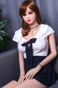 165cm Full Silicone Cheap Sex Doll Torso Small Breast Life Size non-Inflatable Sex Dolls