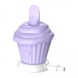 New Arrival portable massage G Spot Vibration Tongue Vibrator Massage Ice cream licking tongue vibrator