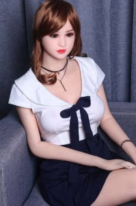 Boneka Seks Murah Silikon Penuh 165Cm Boneka Seks Ukuran Hidup Payudara Kecil Tubuh Tidak Dapat Ditiup