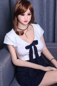 165cm Full Silicone Cheap Sex Doll Torso Small Breast Life Size non-Inflatable Sex Dolls