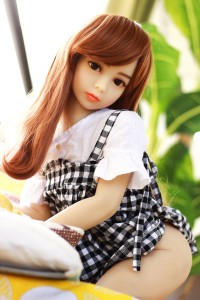 100cm Cheap Flat Chest Sex Mini Adult Doll