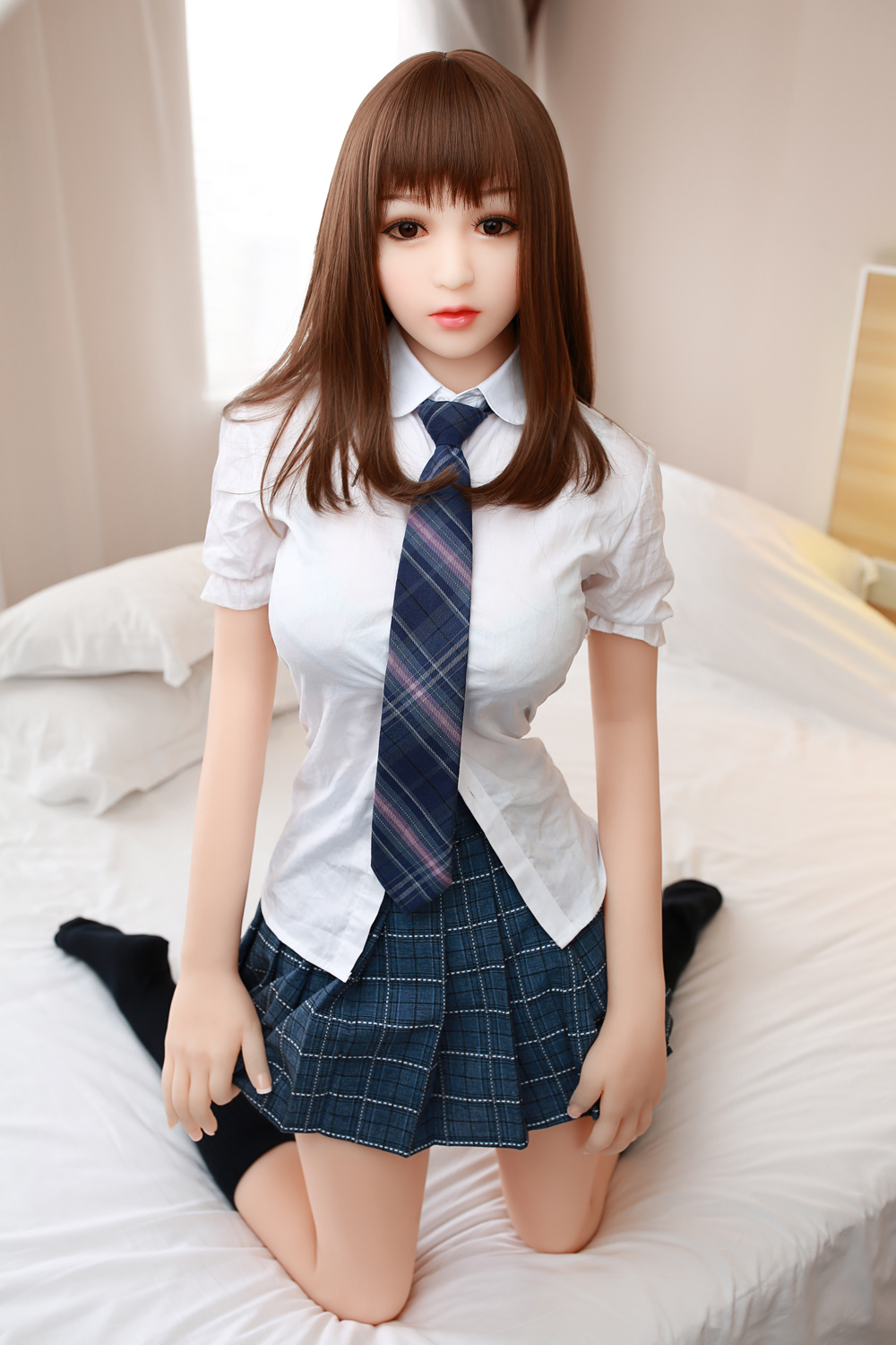 I-158cm yabantu abadala iSilicone Young Anime Girl Real Tpe Big Ass Sex Doll