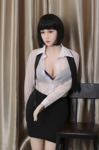 165cm Payudara Cilik Payudara Silikon Penuh Boneka Nyata Kanggo Seks Dewasa