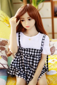 100cm Cheap Flat Chest Sex Mini Adult Doll