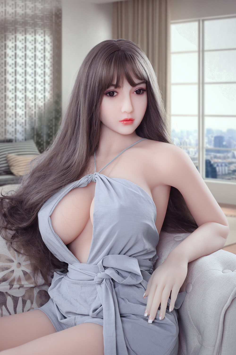 166cm Big Boobs Big Big Silicone TPE Cinsîyet Doll Real