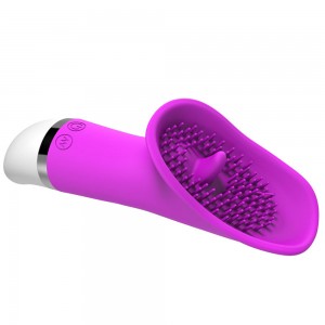 Vattentät 30 frekvens G-punkt Klitoraltunga Vibrerande Slickande Vibrator Tungamassage Masturbator