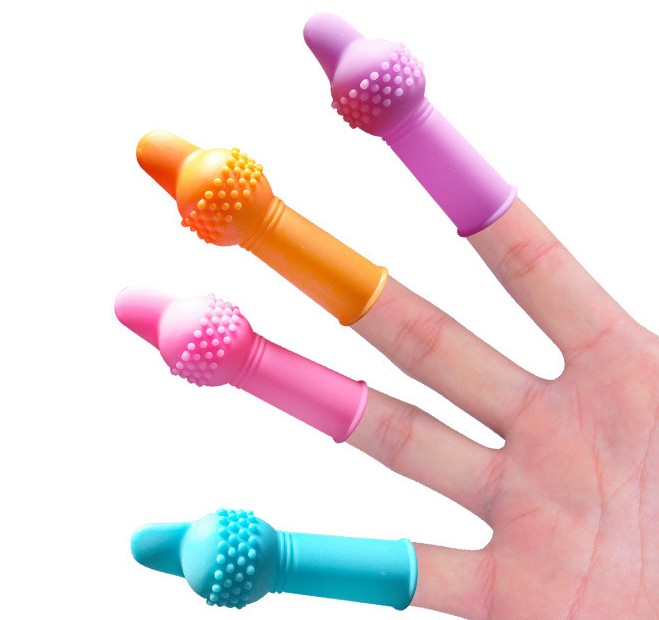 Engros Hot Selling Finger Sleeve G-punkt Stimulation Mini Silicon Finger Vibrator Kvinde Sexlegetøj Til Kvinde