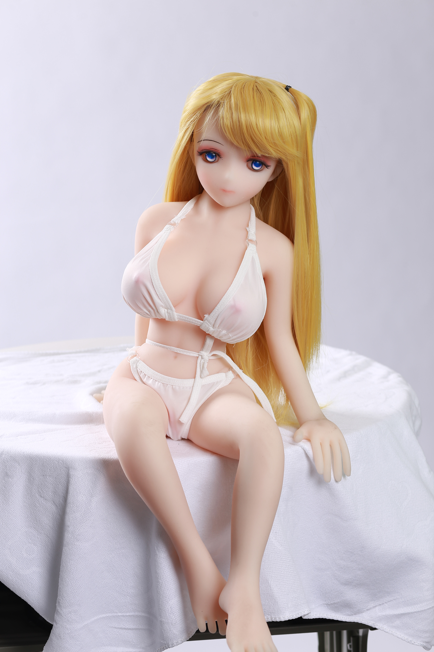 100cm Flat Chested Pheej Yig Mini Doll