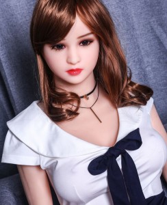 Boneka Seks Murah Silikon Penuh 165Cm Boneka Seks Ukuran Hidup Payudara Kecil Tubuh Tidak Dapat Ditiup